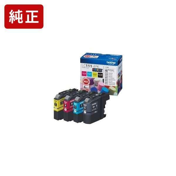 LC111-4PK 4色パック 純正インクカートリッジ brother ブラザー[SEI]【LC11...
