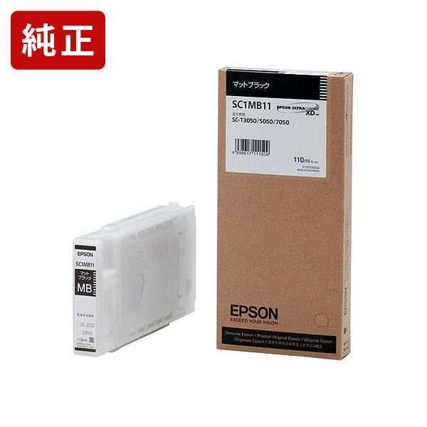 SC1MB11 マットブラック 純正インクカートリッジ EPSON[SEI]【SC1MB11】 爆買