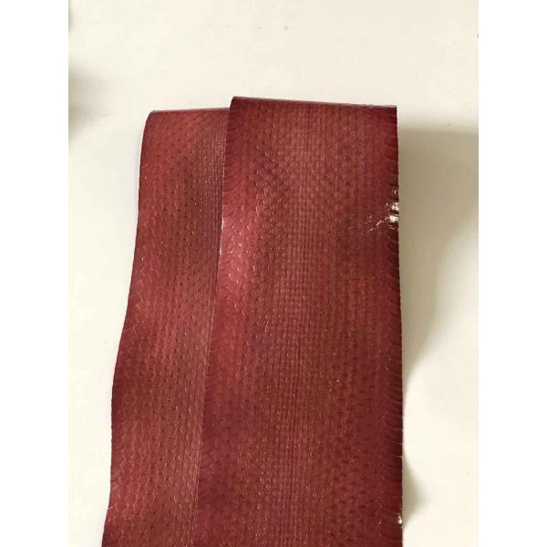 ヘビ革素材（ウミヘビ革）ワイン