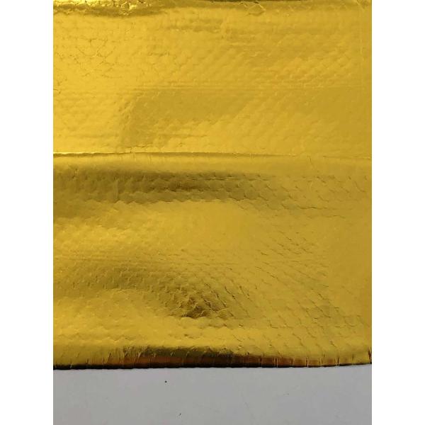 ヘビ革素材（ウミヘビ革）ゴールド