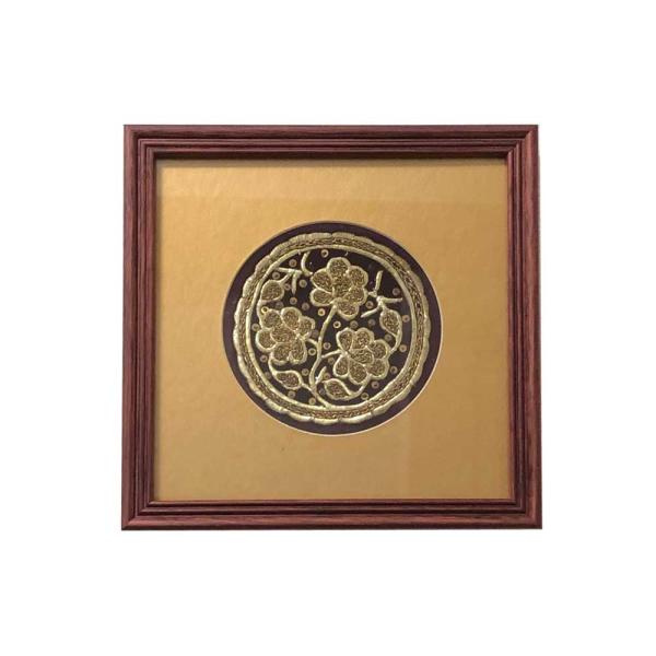 ジヤンビの刺繍布 額 No118