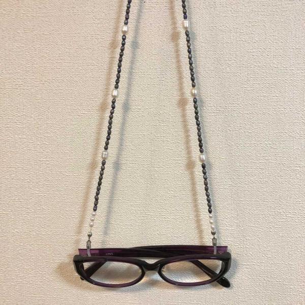 淡水パールのメガネホルダー20