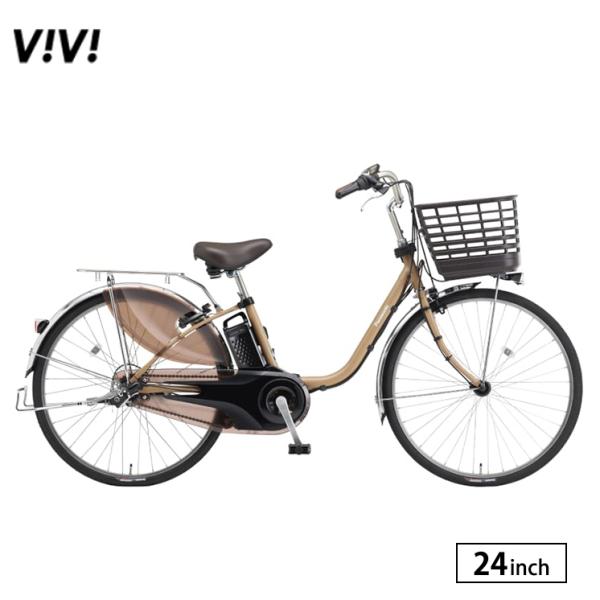 電動自転車 パナソニック 2025年 爆買 ビビDX BE-FD433 電動アシスト自転車 24イン...