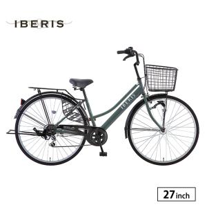 イベリス 自転車 27インチ 外装6段変速 LEDオートライト シティサイクル サカモトテクノ｜jitensha-box