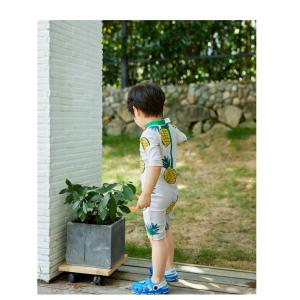 パインナップル柄ベビー水着 オールインワン水着...の詳細画像1