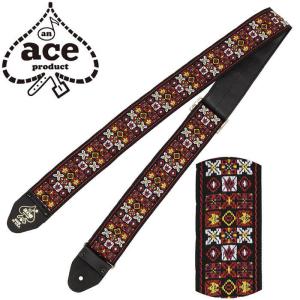 ギター ストラップ D'Andrea Ace Guitar Straps ACE-1 -X's & O's- (エレキ アコースティックギター ベース) エース ストラップ｜jivemusic