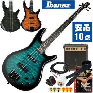 エレキベース アイバニーズ（Ibanez) ハードケース付き 楽天市場】Gio Ibanez GSR280QA-TMS アイバニーズ 4弦エレキ