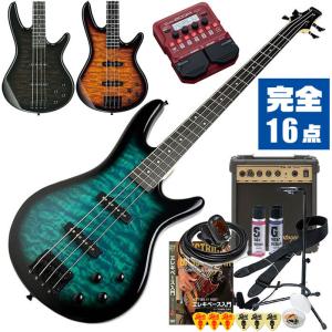 ベース 初心者セット Ibanez GSR280QA 入門 (ズーム マルチエフェクター 16点) アイバニーズ エレキベース