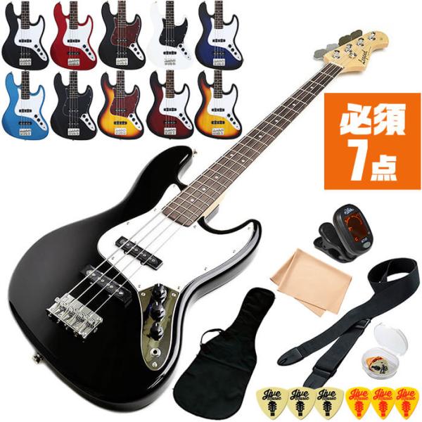 ベース 初心者セット Legend LJB-Z 入門 (必須7点) エレキベース ジャズベース タイ...