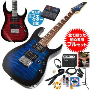 初心者セット エレキギター アイバニーズ マルチエフェクター...