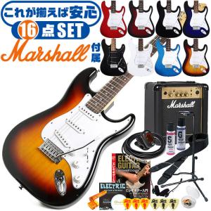 ARIA（アリア） エレキギター 初心者セット Legend LST-Z 入門 (必須7