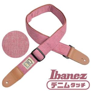 ギター ストラップ Ibanez DCS50D BKD アイバニーズ ブラックデニム