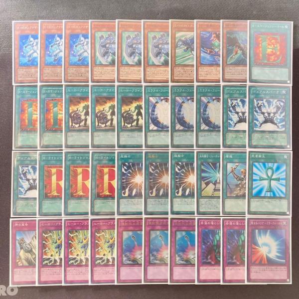 1103環境 本格構築 【HEROビートデッキ】メイン＆二重スリーブ 《E・HERO The シャイ...