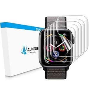 『2021年秋改良・5枚組』AUNEOS Apple Watch 用 保護フィルム Series7 41mm / Series 6 /SE/5/4 40mm Series2/3 38mm 対応 アップルウ