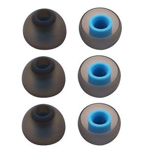 A-Focus イヤーピース Jaybird,MUSE5, JVC HA-FXH30 HA-FXC51 HA-FXC80 HA-FXD80-Z等内径ダイヤ5mm−6mmイヤホンに対応 ハイブリ