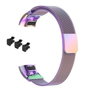 HUAWEI Band 3 Pro/Band 3 / Band 4 Pro用 バンド 交換バンド ステンレス製 金屬ベルト 5色可選 Sooyeeh ミラネーゼループ