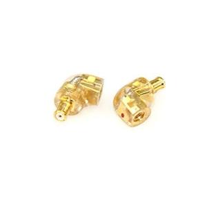 Linsoul 0.78mm 2pinとMMCXコネクタ互いに変換機 ミニーイヤホン金メッキインターフェースプラグ 高温に対して強大