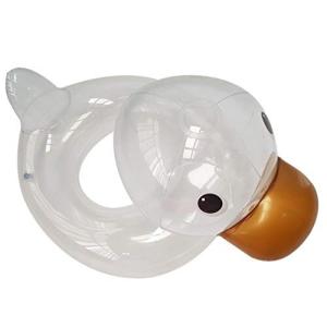 ledmomo 浮き輪 子供用 かも 直径85cm 便利に携帯 可愛い 海水浴 プール ビーチ 海