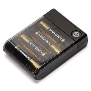 PGA iCharger USBポート搭載 乾電池式充電器 出力1A PG-JUK1U1BK ブラック