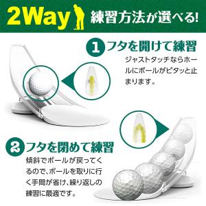 ゴルフ パター 練習 マット 自宅 器具 スリ...の詳細画像5