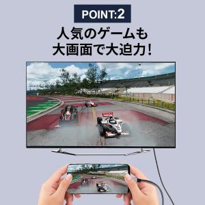 ミラーリングケーブル iPhone スマホ テ...の詳細画像4