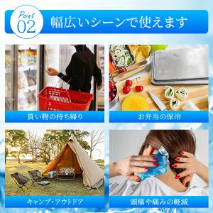 ステンレス保冷剤 2枚セット 長時間冷却 アイ...の詳細画像5