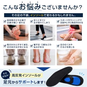 インソール 疲れない 立ち仕事 衝撃吸収 中敷...の詳細画像1