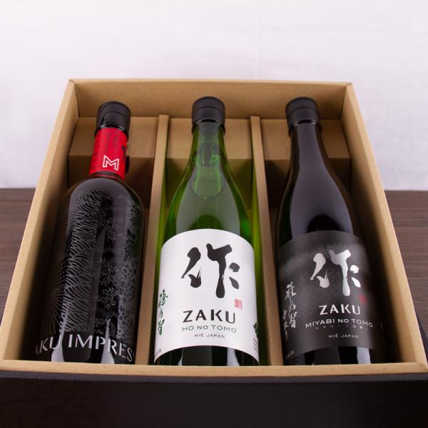 日本酒 飲み比べセット 化粧箱入 送料込  作 雅乃智中取り 穂乃智 インプレッション 720ml×...