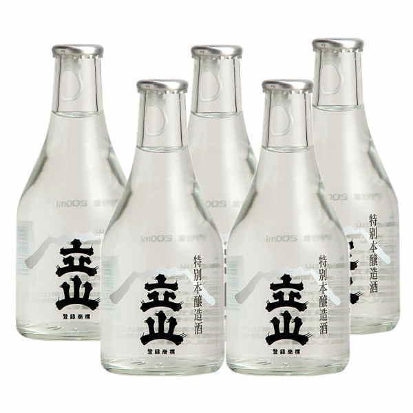 日本酒 特別本醸造 立山 200ｍｌ（燗対応瓶）×5本セット・