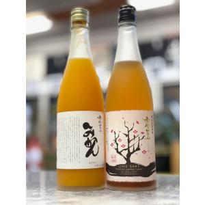 ≪　贈り物・プレゼントにいかがでしょう！？　≫　鳳凰美田　みかん酒・うめ酒　720mlセット　＊箱代...