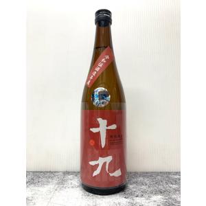 ≪　十九らしいジューシーな旨味もしっかり健在！　≫　十九　特別純米　生酒　赤ラベル　720ml　＊商...