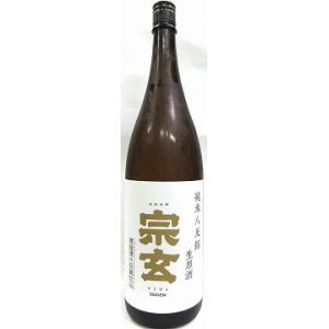 日本酒　宗玄　純米　八反錦　生原酒　1800ml【宗玄酒造】