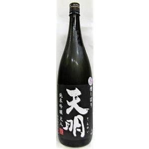 日本酒　天明　槽しぼり　純米吟醸火入　黒　１８００ｍｌ【曙酒造合資会社】