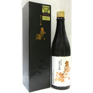日本酒　亀の海　純米大吟醸　山田錦　（白ラベル）　７２０ml 【土屋酒造店】