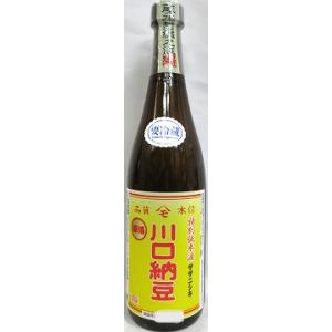 日本酒　綿屋　川口納豆　特別純米　ササニシキ　720ml　【金の井酒造】