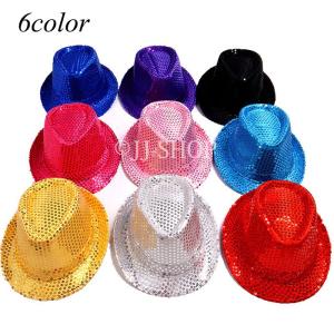 スパンコール帽子 ダンス衣装 ダンス帽子 ハット チアガール