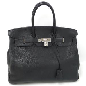 【中古】HERMES バーキン35 ハンドバッグ トリヨン ブラック ?H刻印｜jjcollection2008