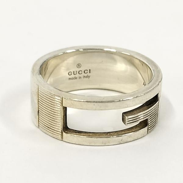 【中古】GUCCI リング G モチーフ ロゴ SV925 シルバー