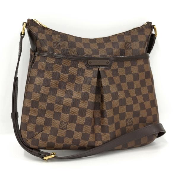 【中古】LOUIS VUITTON ブルームズベリPM ショルダーバッグ ダミエ レザー エベヌ ブ...