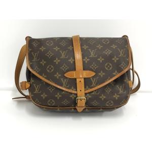 【中古】LOUIS VUITTON ソミュール30 ショルダーバッグ 斜めがけ モノグラム M42256｜jjcollection2008