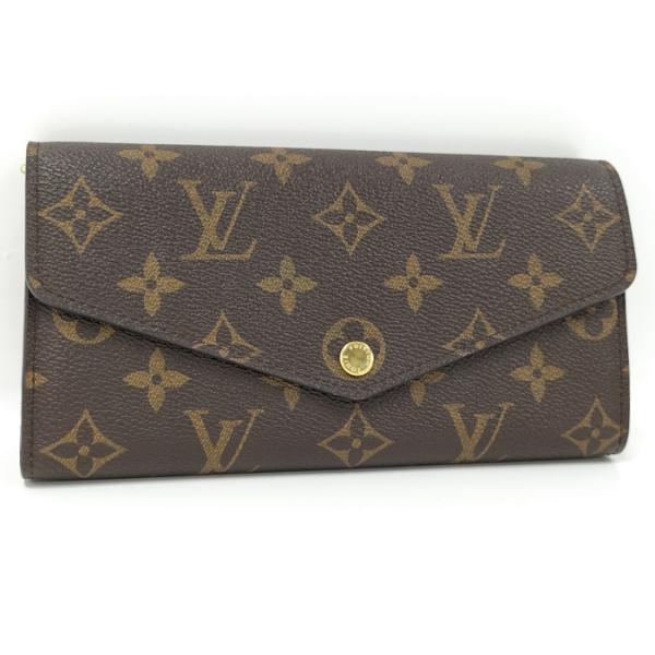 【中古】LOUIS VUITTON ポルトフォイユ サラ 二つ折り 長財布 モノグラム M60531