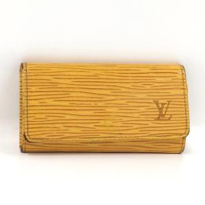 【中古】LOUIS VUITTON 4連キーケース ミュルティクレ4 エピ イエロー M63829｜jjcollection2008