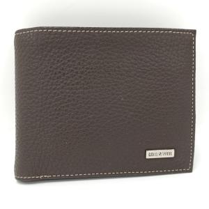 【中古】GOLD PFEIL SUPERIOR WALLET 二つ折り財布 プレリー レザー ダークブラウン GP24217｜jjcollection2008