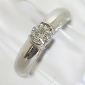 TIFFANY&Co. ティファニー ドッツ ソリティア ダイヤモンド リング 指輪 Pt950 プラチナ D0.27ct 6.5号 J36163