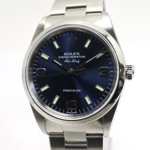 ROLEX ロレックス エアキング ネイビー文字盤 1400...