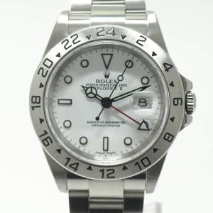 【中古】ROLEX エクスプローラー2 自動巻き SS ホワイト文字盤 P番 16570｜jjcollection2008