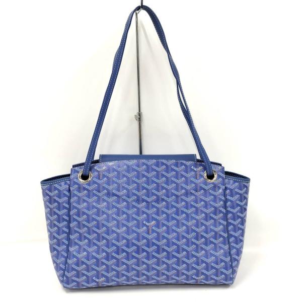 GOYARD ルエットPM ショルダーバッグ ブルー コーティングキャンバス