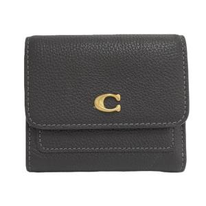 COACH（コーチ） 二つ折り財布 レザー ブラック : JJコレクション