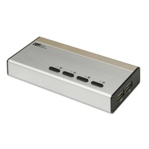 切替器 USB接続DVI/Audio対応(4台用) パソコン周辺機器 ラトックシステム パソコン自動切替器 REX-430UDA｜jjhouse