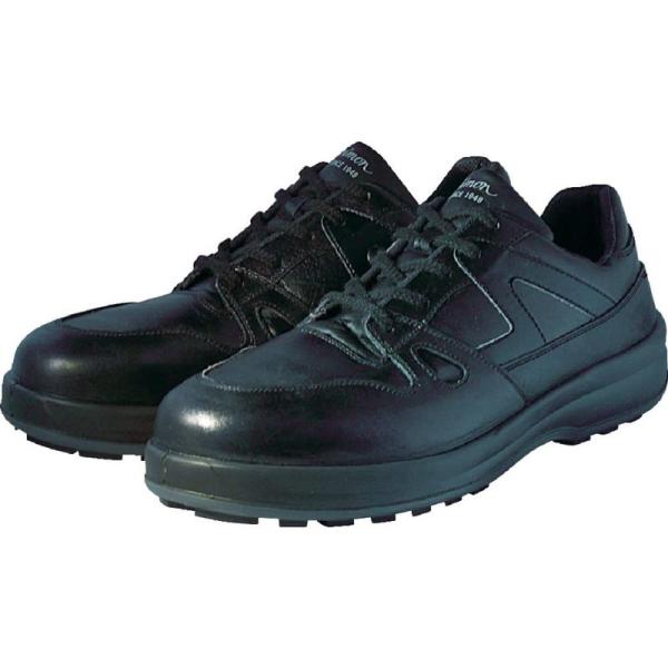 シモン 安全靴 短靴 JIS規格 耐滑 耐油 革製 安全スニーカー 8611 黒 25.5 cm 3...